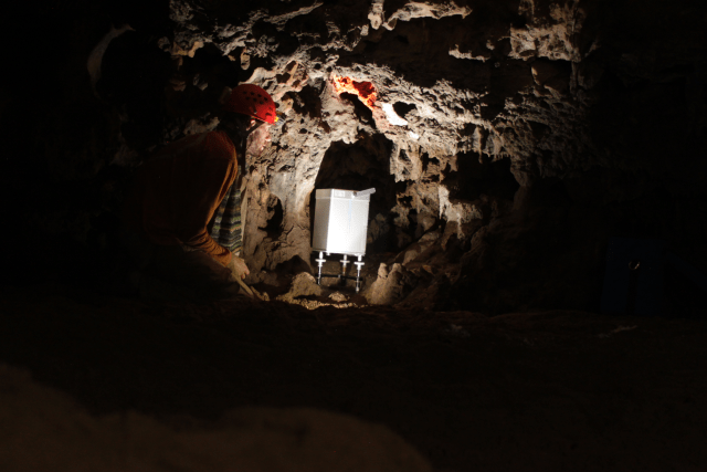 Mesures gravimétriques souterraines sur le site Résif du Larzac